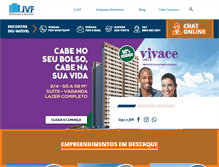 Tablet Screenshot of jvfempreendimentos.com.br